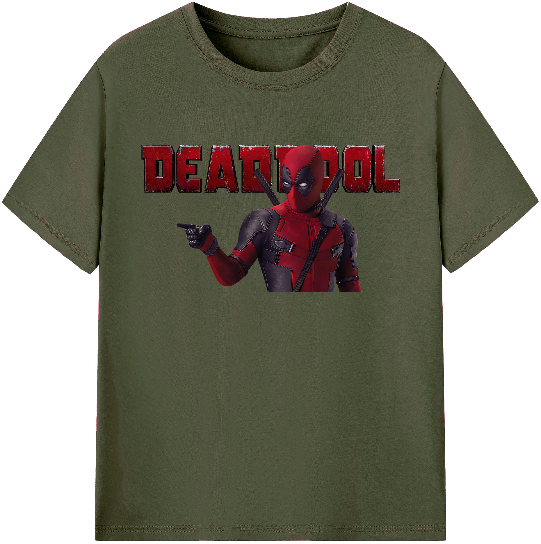 （画像用） Deadpool デッドプール 綿100％ メンズ半袖Tシャツ｜肌触りやわらか＆通気性